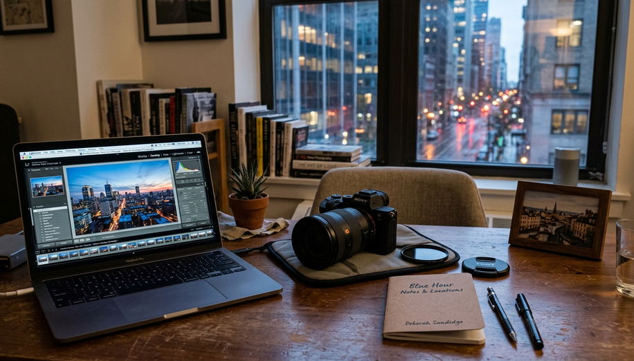 Image showing blue_hour_city_workflow