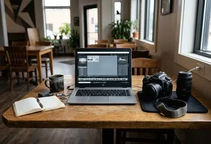 Camera bodies, lenses, software, and accessories